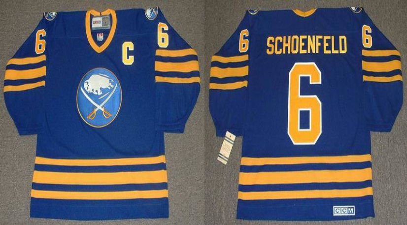 2019 Men Buffalo Sabres 6 Schoenfeld blue CCM NHL jerseys